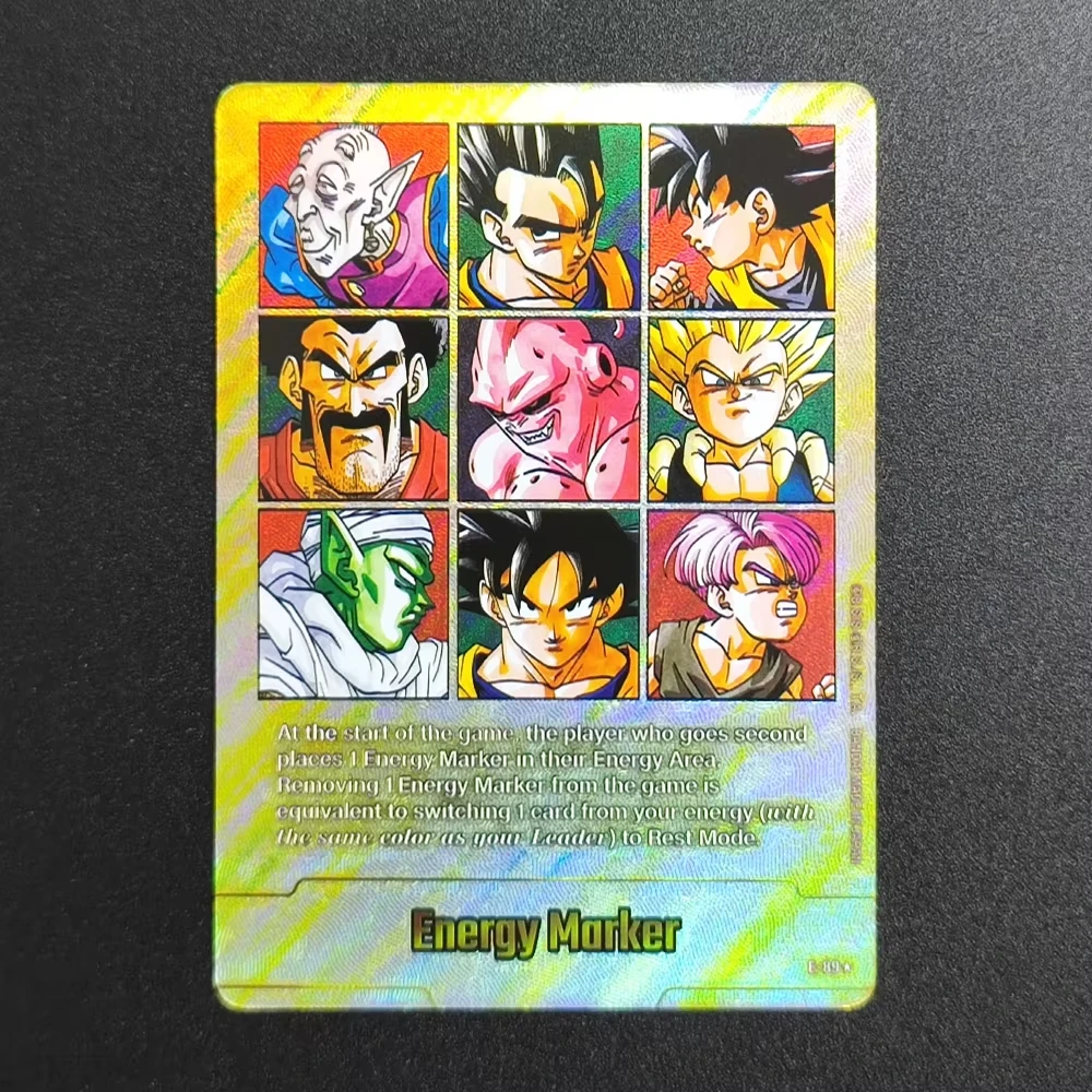 Dragon Ball Collection Cards Son Goku Beerus Energy Marker Card EN DIY High Quality Self Made Game Anime Cards Gift Toy view 3