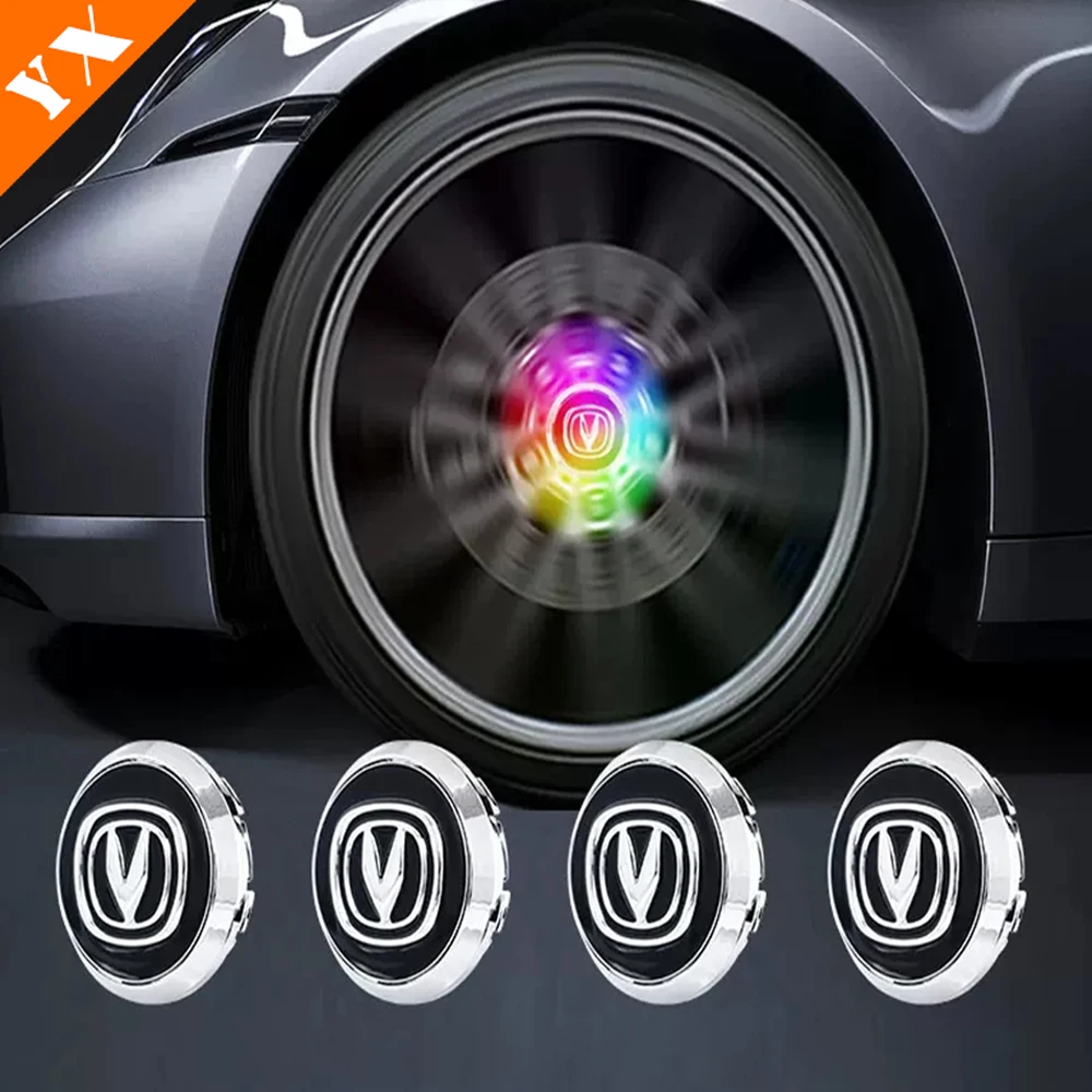 For Changan UNIT UNIV CS75 PLUS CS55 LED Car Wheel Logo Decoration Replacement Accessories