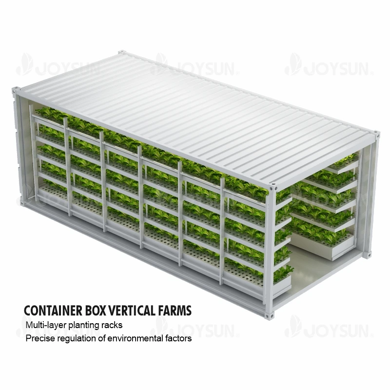 

New Design Large Indoor Cultivation Grow Racks Multi-Tier Vertical Farms Container Box State-of-the-Art Indoor Garden System