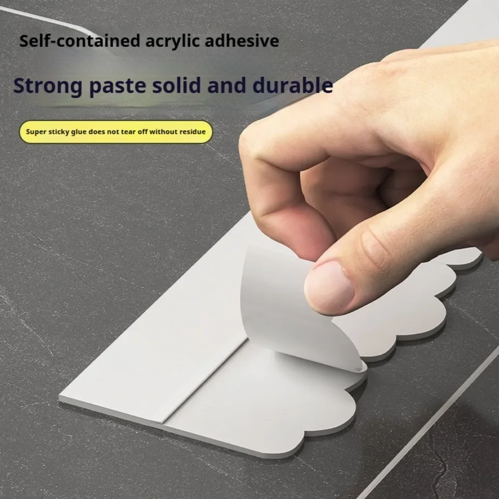1-4Pcs PVC Corner Caulk Strip Tape Widen Waterproof Oil-Proof Seal Strip No Trace Self Adhesive Sink Edge Corner Wall Sticker