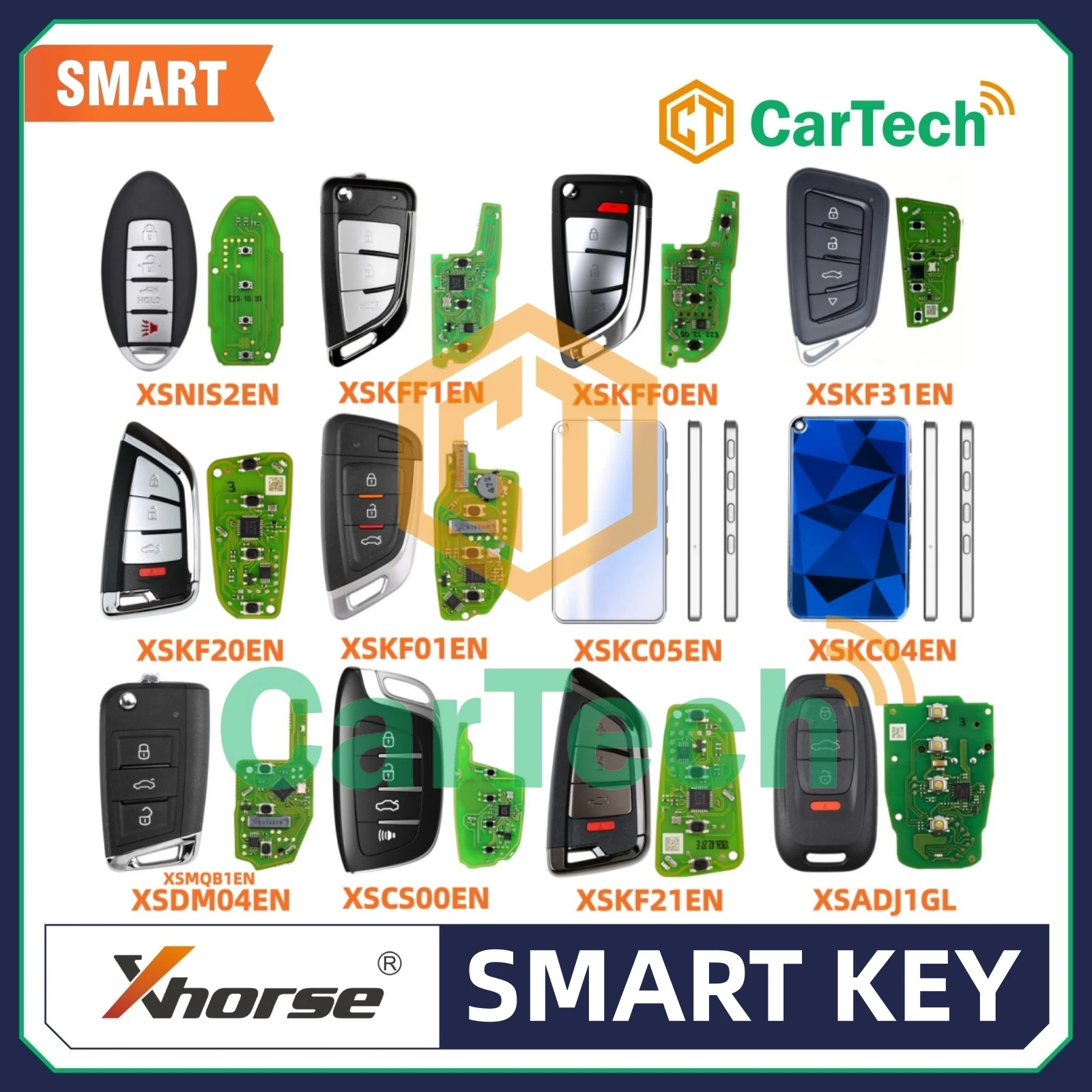 Cartech VVDI Global Version XSNIS2EN XSKFF0EN XSKF21EN XSKF31EN XSKF20EN XSKF01EN XSKC05EN XSKC04EN XSDM04EN XSCS00EN XSADJ1GL
