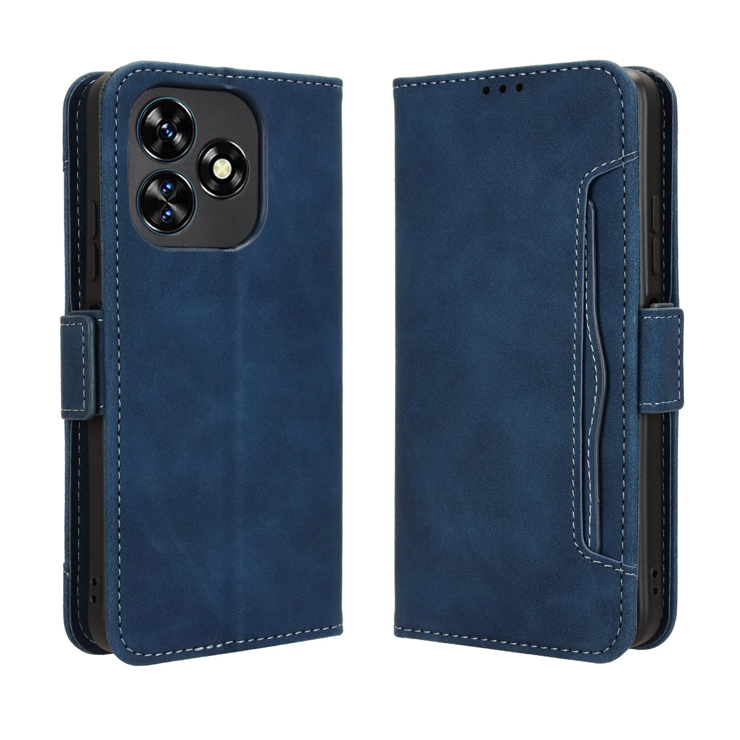 Flip Leather Cover For Oukitel C51 6.8 inch Separate Type Magnetic button Many Card Slot Wallet Fall prevention Phone Case