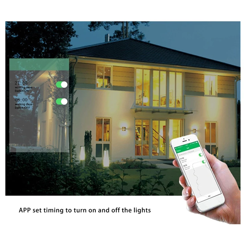 AB15-Tuya Zigbee Smart Fan Light Switch US Network Connection APP Control Alexa/Google Assistant Voice Control