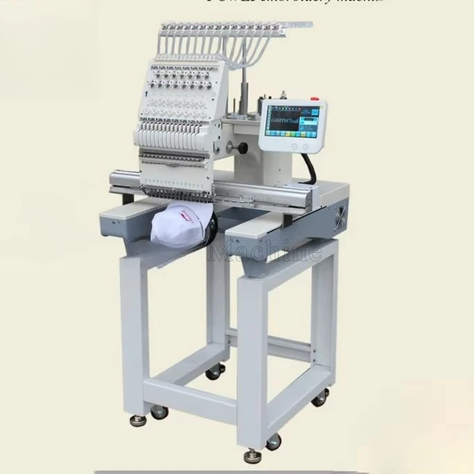 Multi Needle Computer Embroidery Machine Single Head Industrial Embroidery Machine