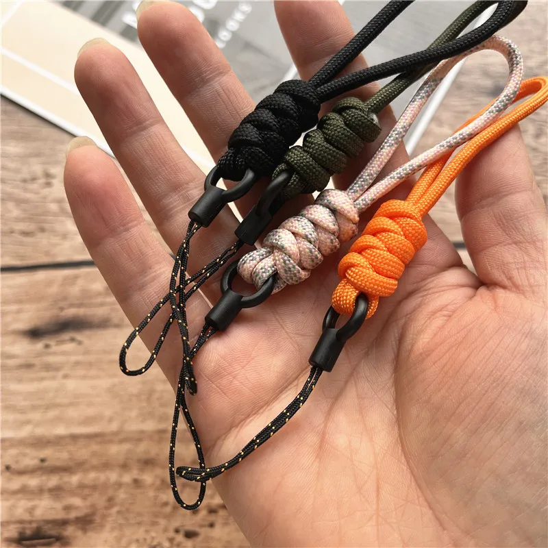 Handmade Nylon Keychain Lanyard, Mobile Phone Accessories