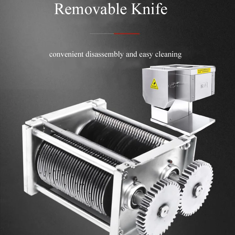 

Meat Cutting Machine 2200W 300kg Per Hour Food Processing Commercial Vertical Meat Slicer Cutter Machines