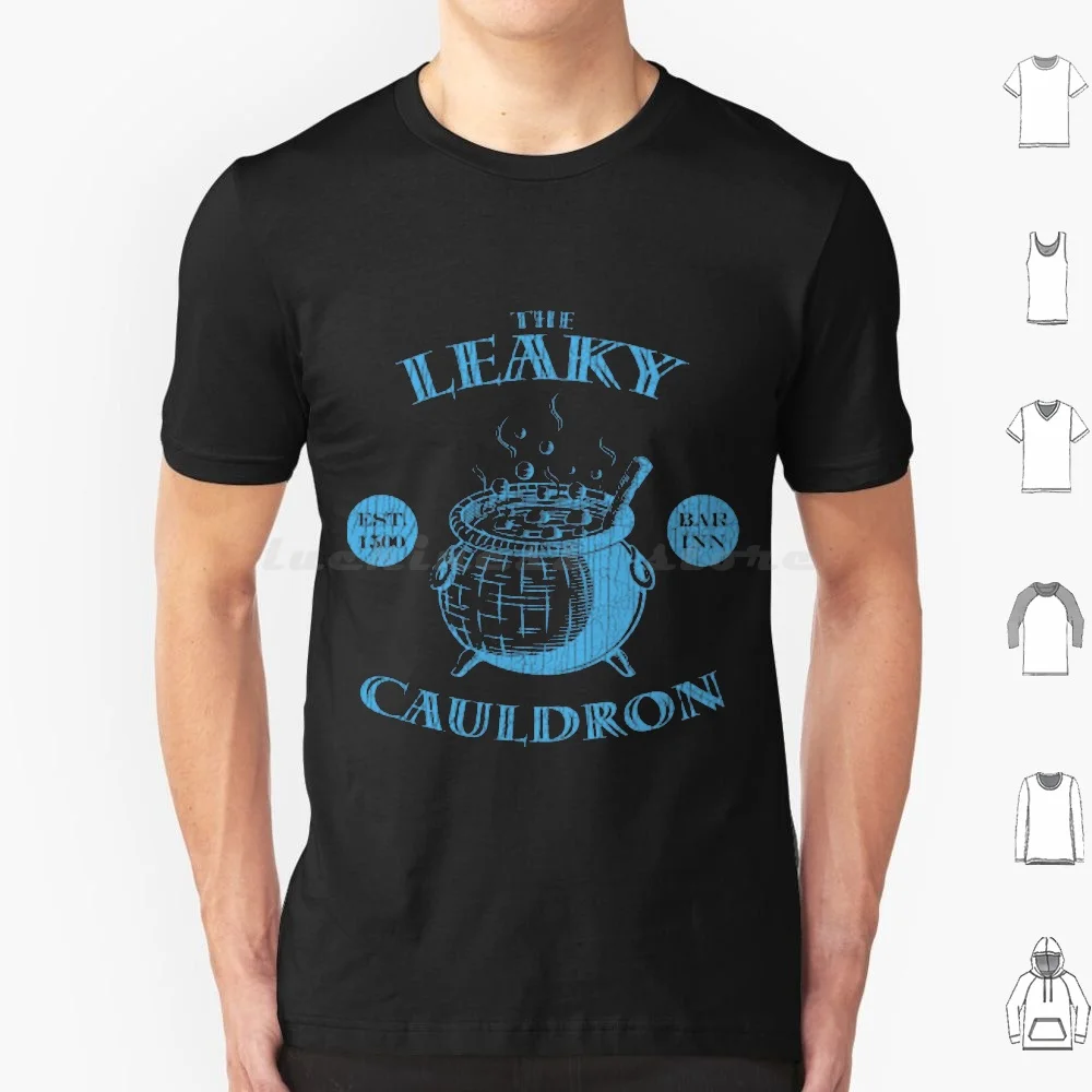 The Leaky Cauldron Sticker T Shirt Men Women Kids 6xl Books Diagon Alley Geek Jk Rowling Magic Magician Movies Wizard Newest