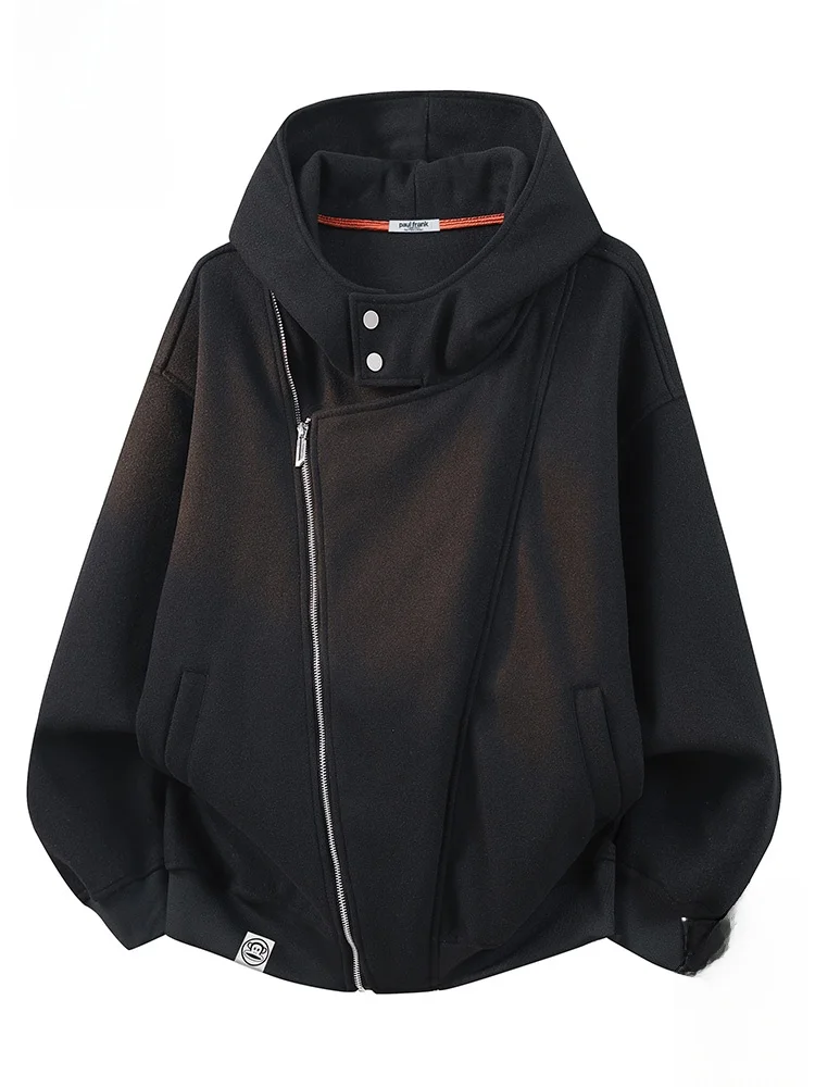 

PaulFrank Men's Hoodie Long Sve Zipper Design Comfortable Loose Fit Casual Sweatirt Autumn Faion Polyester Fiber