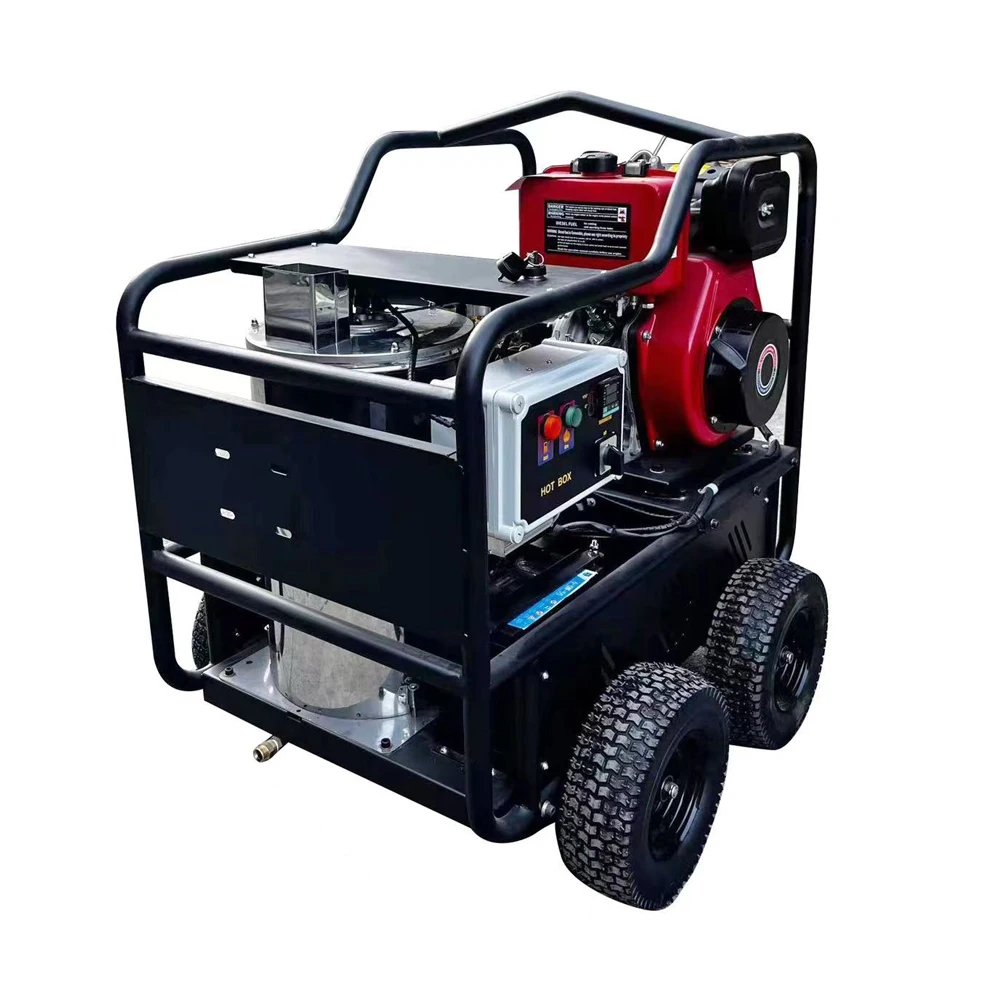 21L Multifunction High Pressure Diesel Engine Washer At 350Bar New Condition With Domestic Pump For Hot Water Jet Steam Cleaning