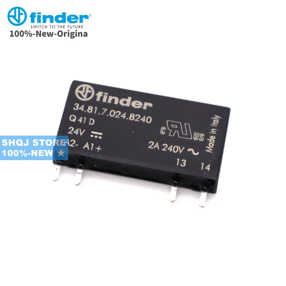 FINDER 100%-NEW 34.81.7.024.8240 2A 1PCS SSR RELAY 93.01.7.024 BASE original