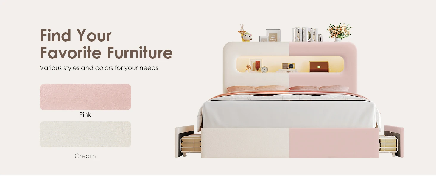 led bed for kids
