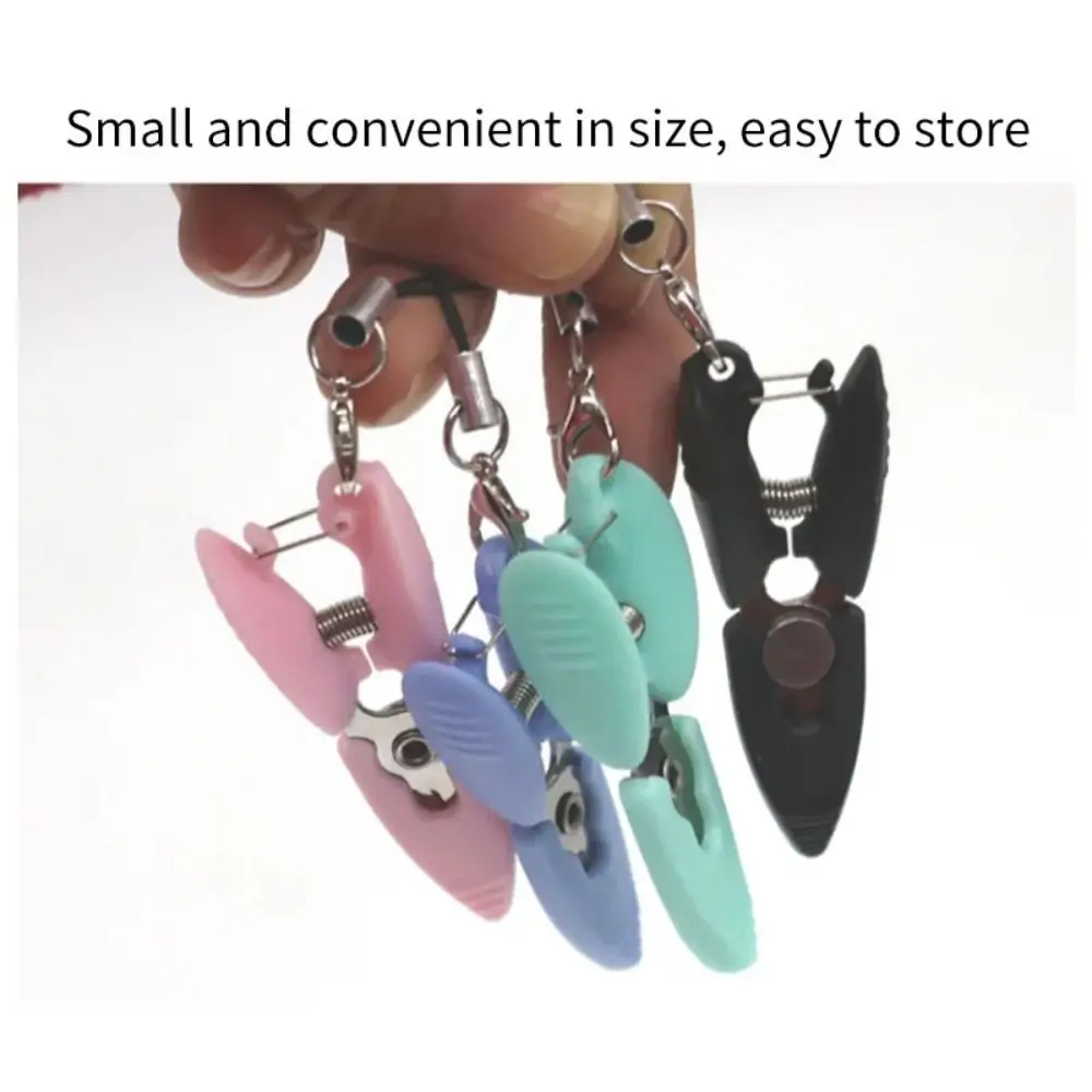 Plastic Mini Pocket Scissors Craft Embroidery Thread Needlework Sewing Scissors Paper Cutting Tool Cartoon