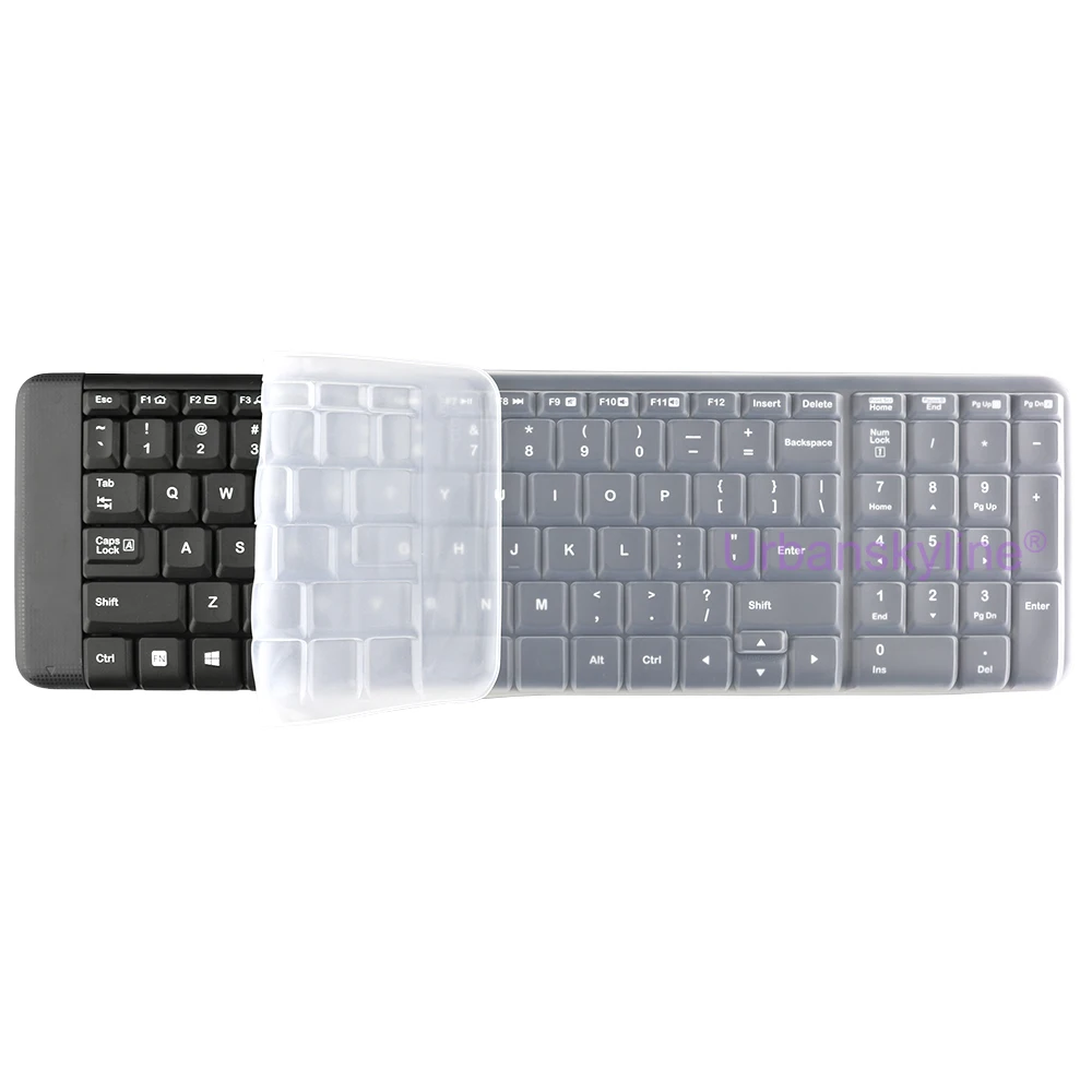 Keyboard Cover for Logitech MK220 MK215 K220 K230 for Logi Protective Protector Skin Case Clear Silicone Case Funda Accessories