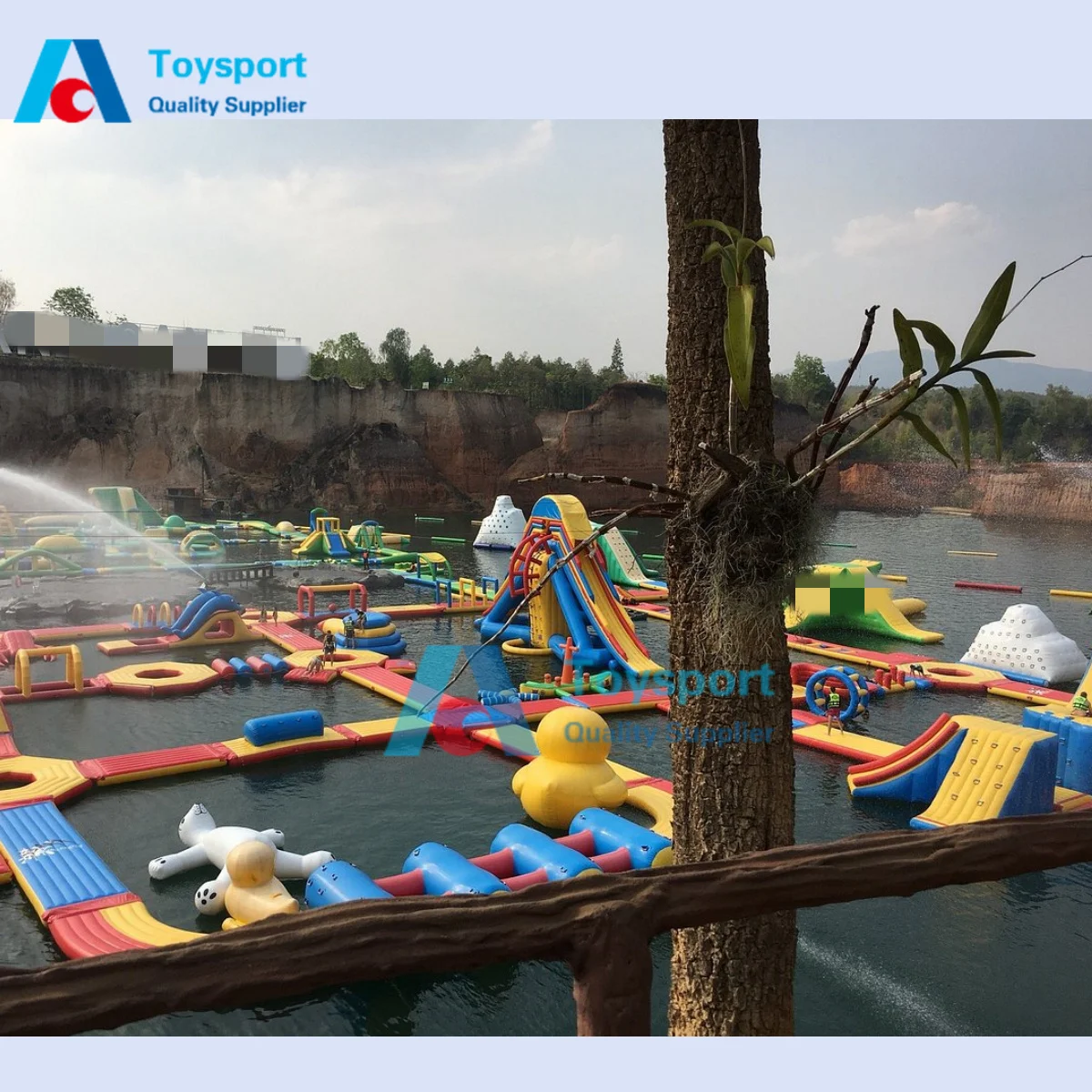 Inflatable Outdoor Amusement Aqua Park Floating Airtight Inflatable Water Park