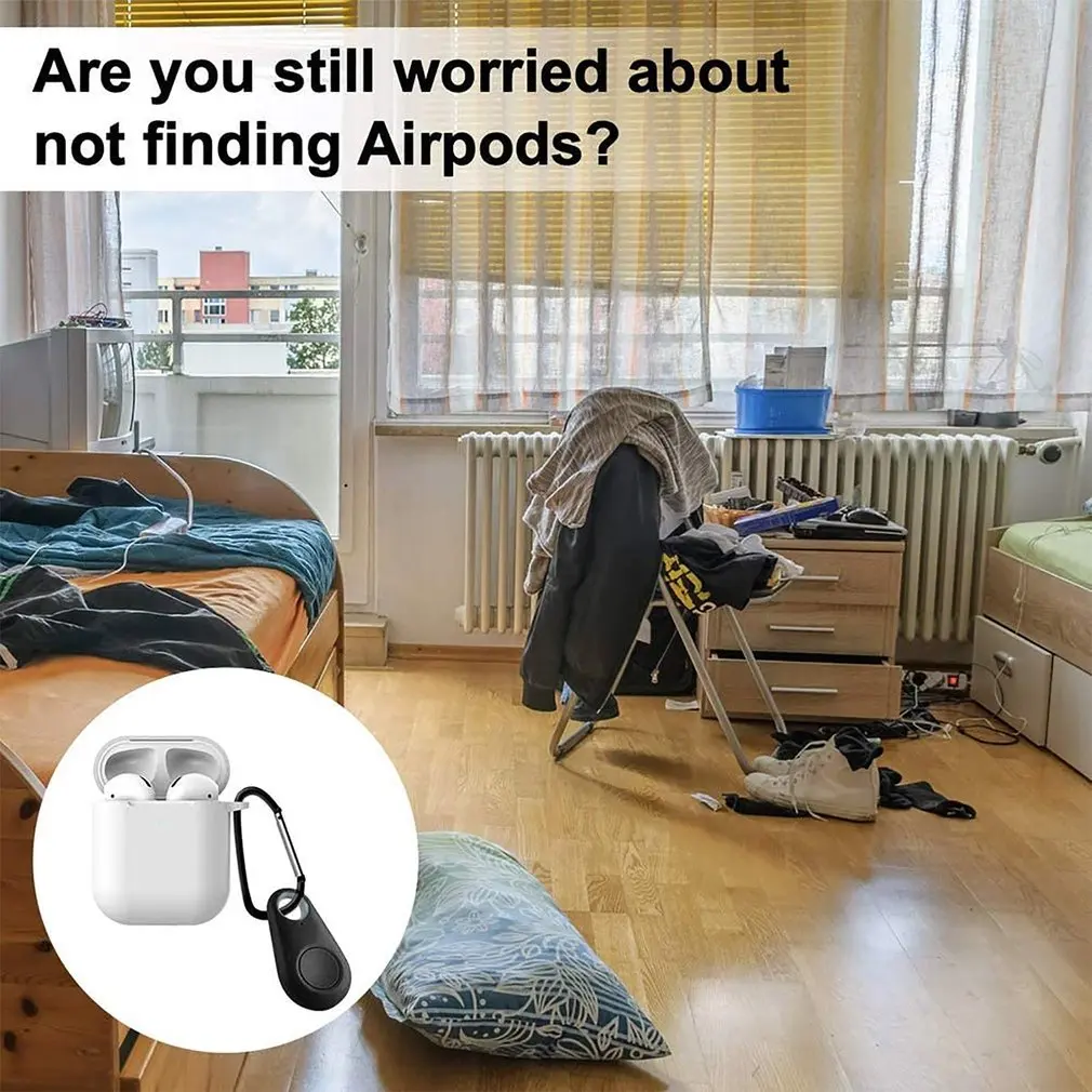 5PCS Mini Anti-lost Whistle Key Finder Wireless Alarm Smart Tag Key Locator Keychain Tracker Whistle Sound LED Light Pet Tracker