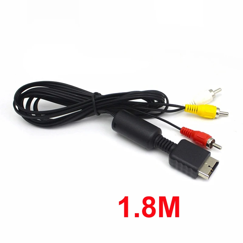 Multi Component Games Audio Video AV Cable to RCA for SONY PS2 PS3 PlayStation SYSTEM Cable Console TV Game Computer Accessories