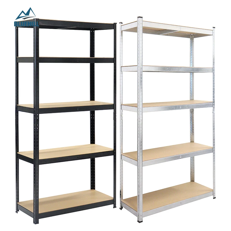 

Modular Fitness Lockers,Lagerregal SCHWERLASTREGAL Steckregal Gestell Regal Mit 5 Layer--Schwarz