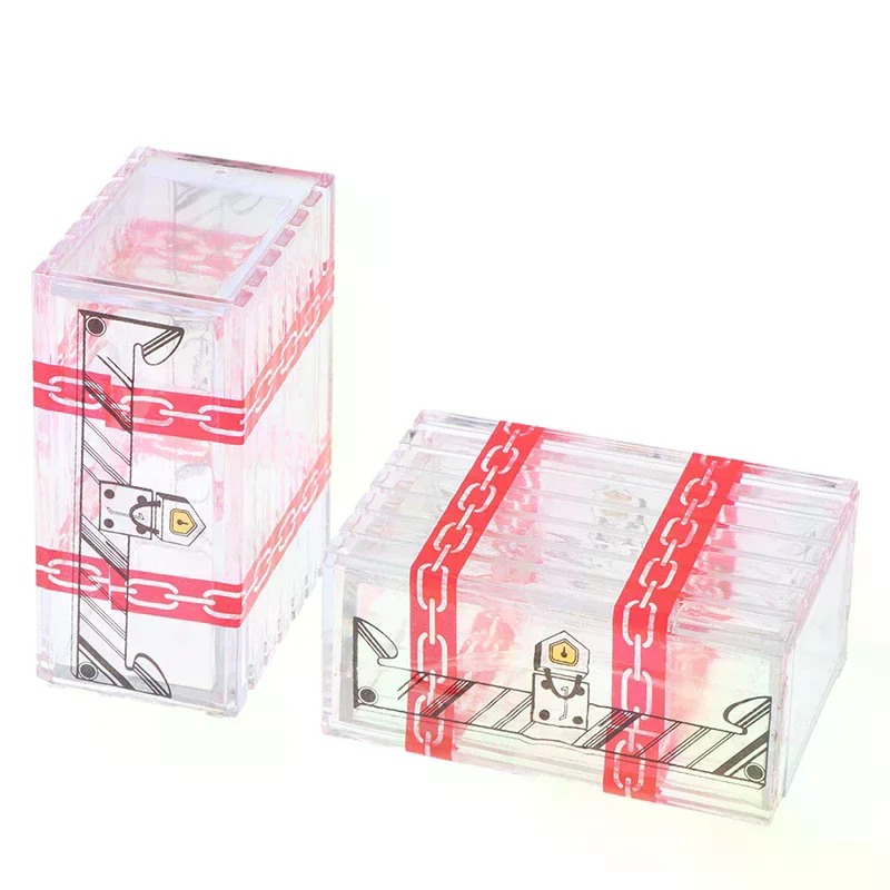 Toy IQ Box Others Can Open Transparent Box Magic Trick Secret Drawer Educational Toys Props Intelligence