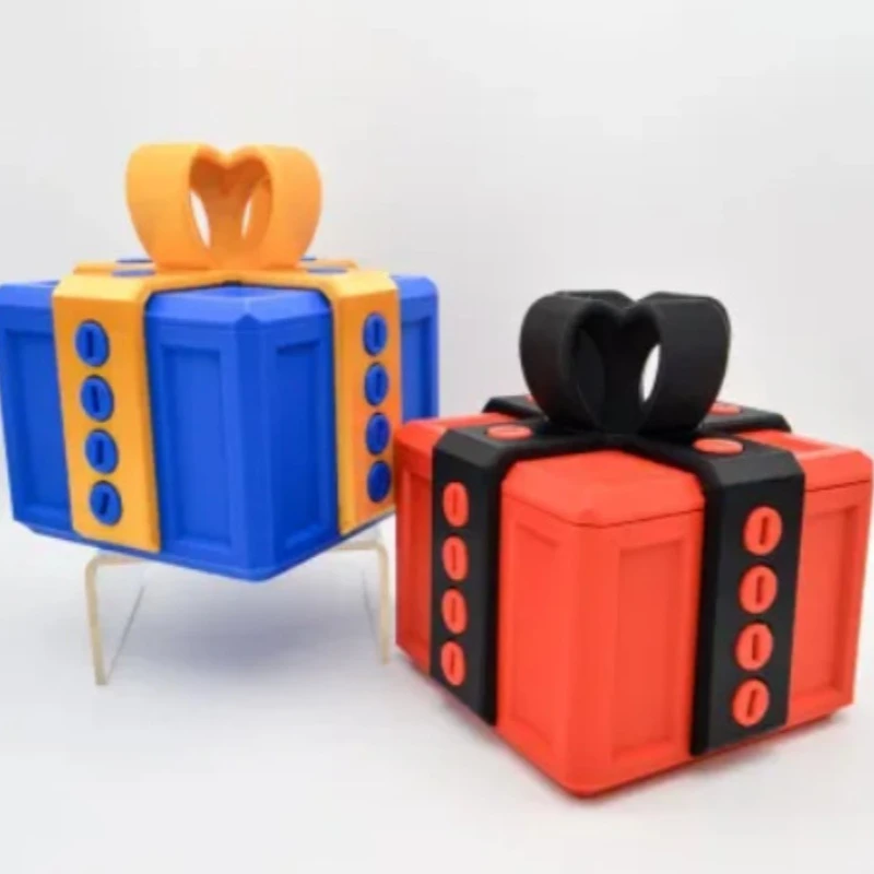 

Подарочная коробка для хранения с 3D-печатью, креативные удивленные коробки, орнамент для гостиной, настольная коробка для хранения, украшение для детской комнаты