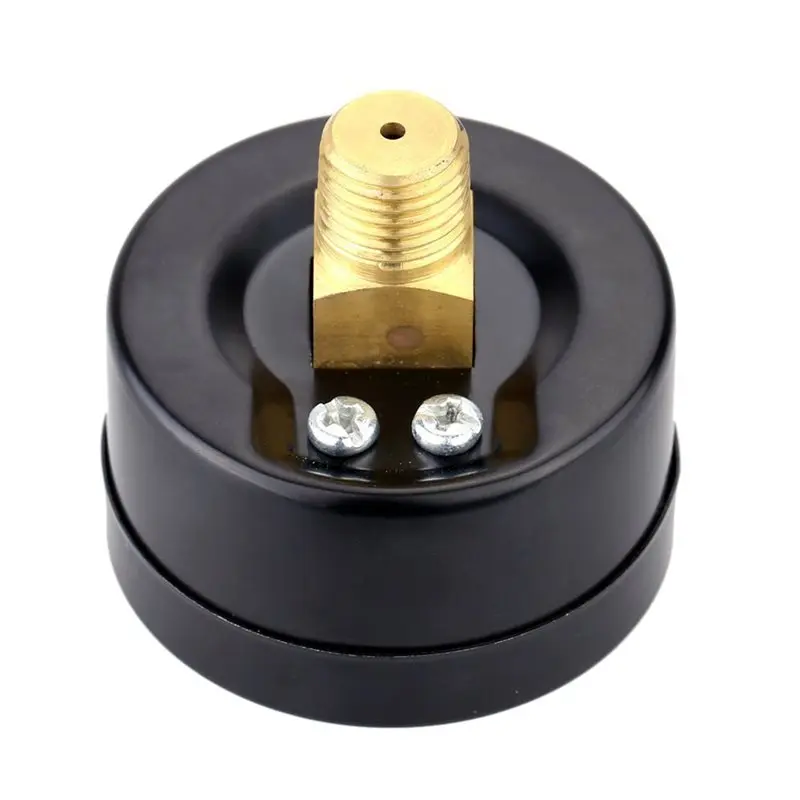Exquisite-4X Pressure Gauge - 0 - -30Inhg 0 - -1 Bar Mini Dial Air Vacuum Pressure Gauge Vacuum Manometer Dual Scale Black