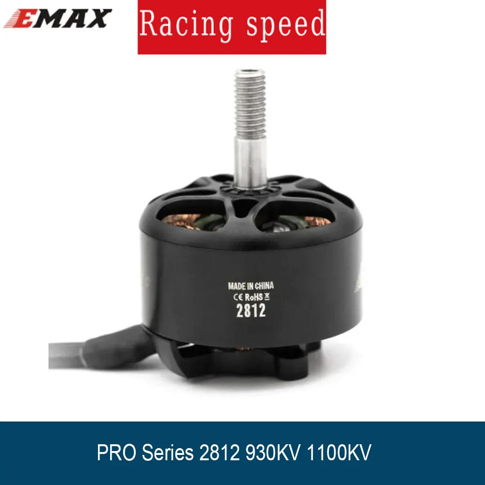 Moteur EMAX Pro 2812 930KV 1100KV 3-6S 71,6g 12N14P pour drone longue portée Cinelifter 7-9 pouces