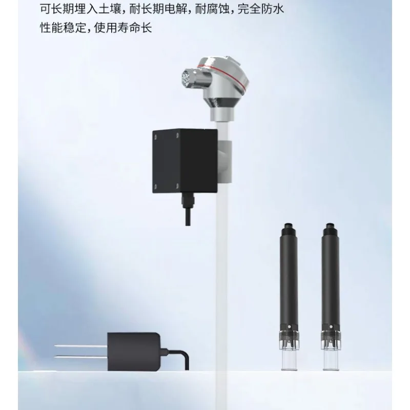 Soil Nitrogen, Phosphorus and Potassium Thermohygrometer Conductivity ph Moisture Evaporation Automatic Monitor