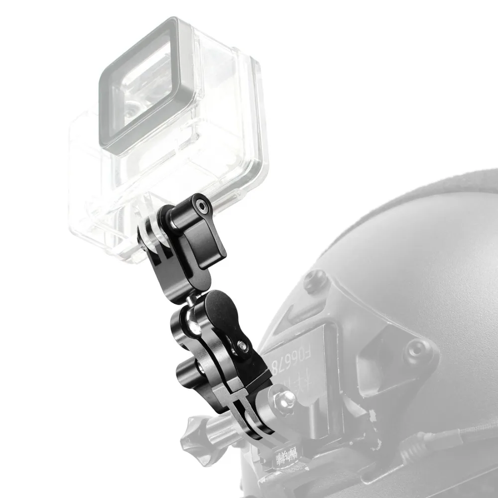 360° Rotation Magic Arm Aluminum Tripod Mount Adapter Helmet Camera Fixed Holder for Gopro 13 12 11 for DJI Osmo Action Camera