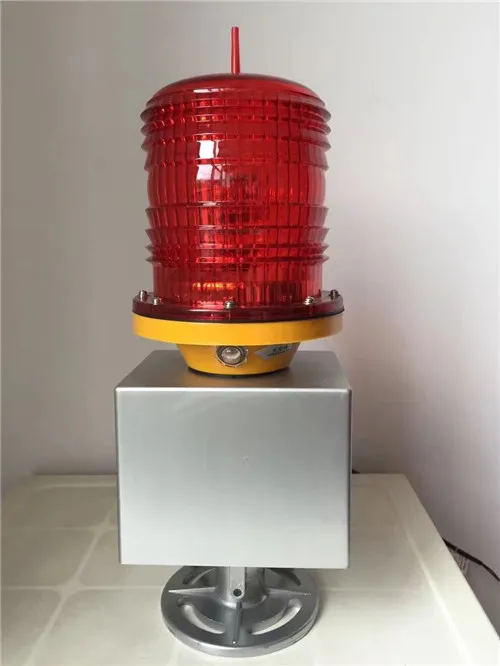 Medium Intensity B-type Aviation Obstruction Light Intelligent Alarm Warning Beacon Light for Building Roof, Chimney and Tower