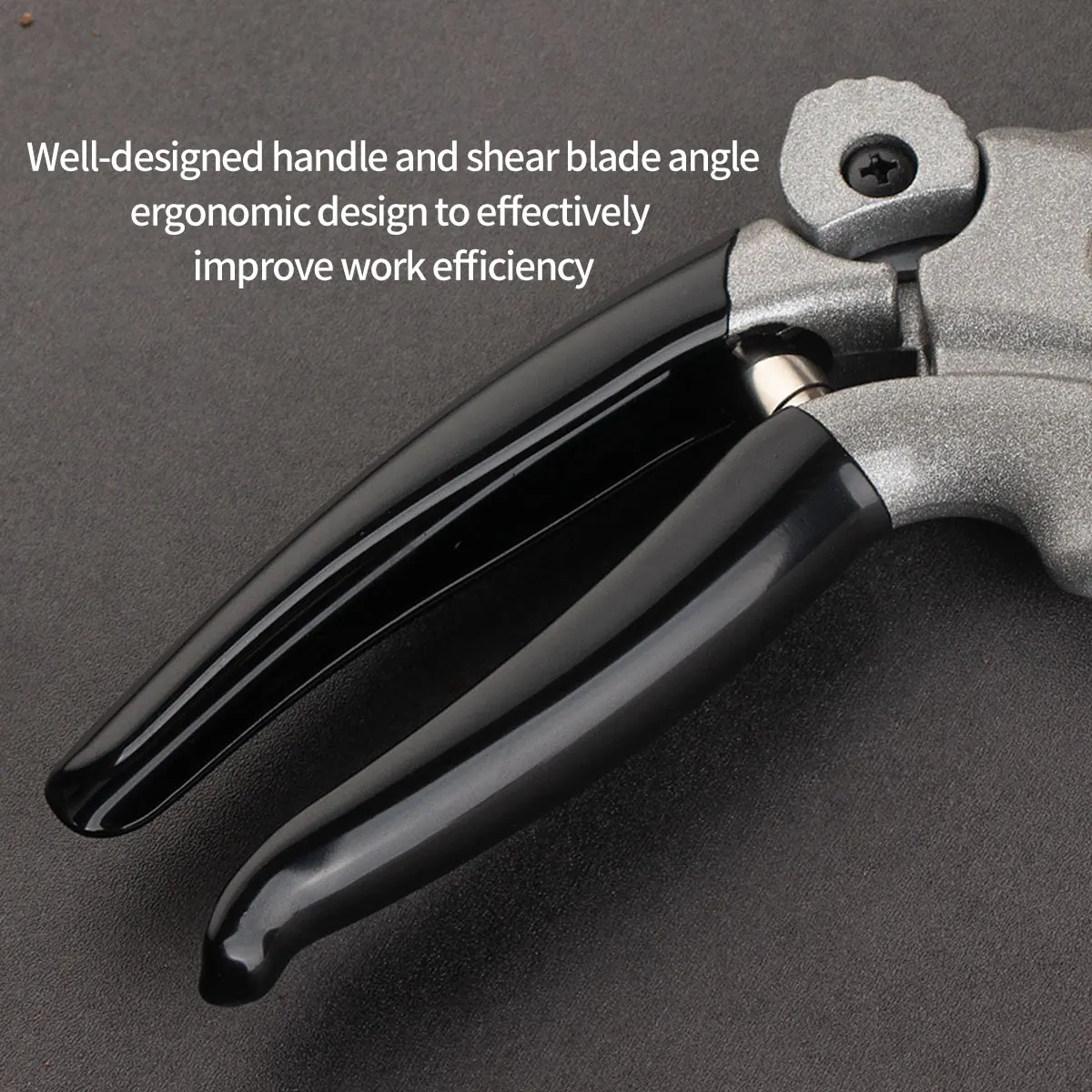 

Professional Imported Steel Pruning Shears - Heavy Duty Branch Cutter for Trees, Fruit, Grapes, Flowers & Home Garden