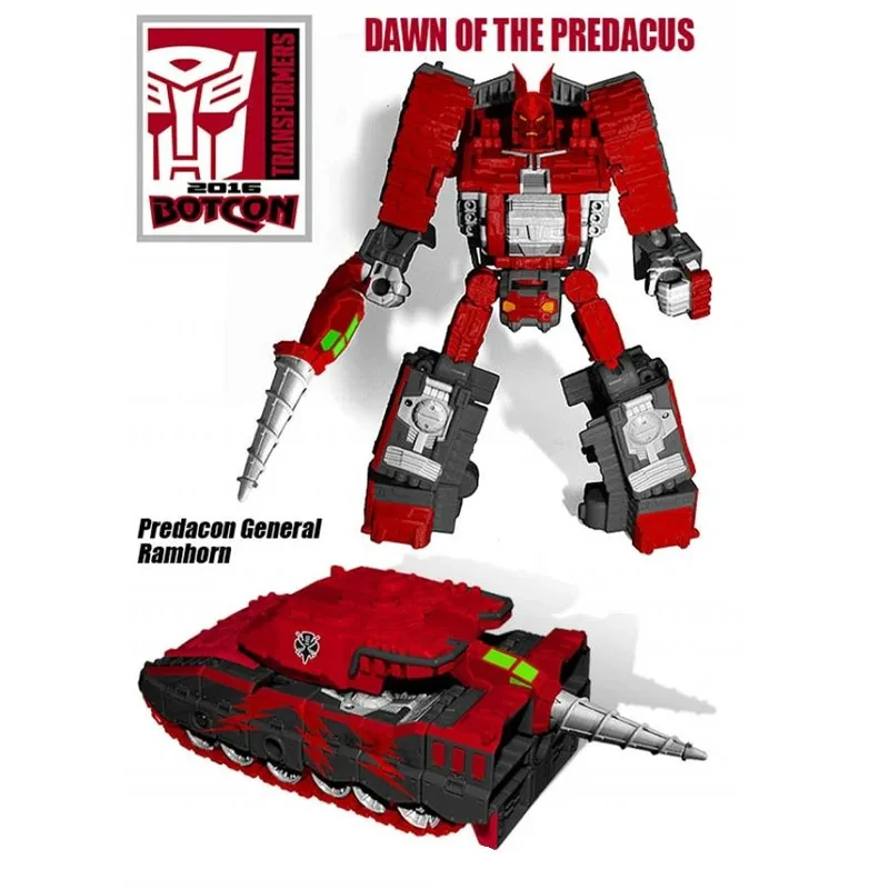 Hasbro Transformers Timelines (Botcon), juego de 2016 en caja, agente Tripredacus, Tarantulas Ravage, Ramhorn, Cicadacon Seaclamp