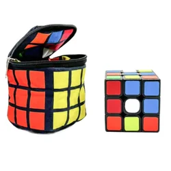 Magic Cube Accessories Plush Storage Bag Twisty Puzzles Bags Reversible Double-Sided Portable Purses Pendants Intelligence Toy