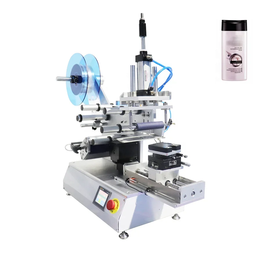 For Hot Selling Smart Self-Adhesive Labeling Machine For Single Or Double Side Round Bottles Cans Jars-for Food Packaging