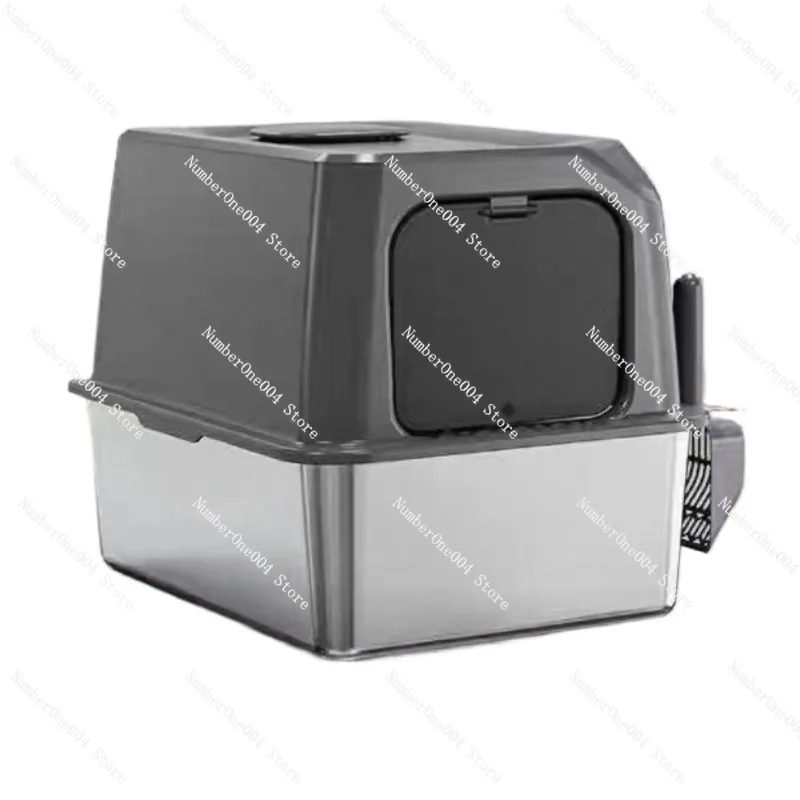 

Дезодорирующий полностью закрытый негабаритный туалет для кошек, большой костюм для кошек с защитой от брызг в Саудовской Аравии