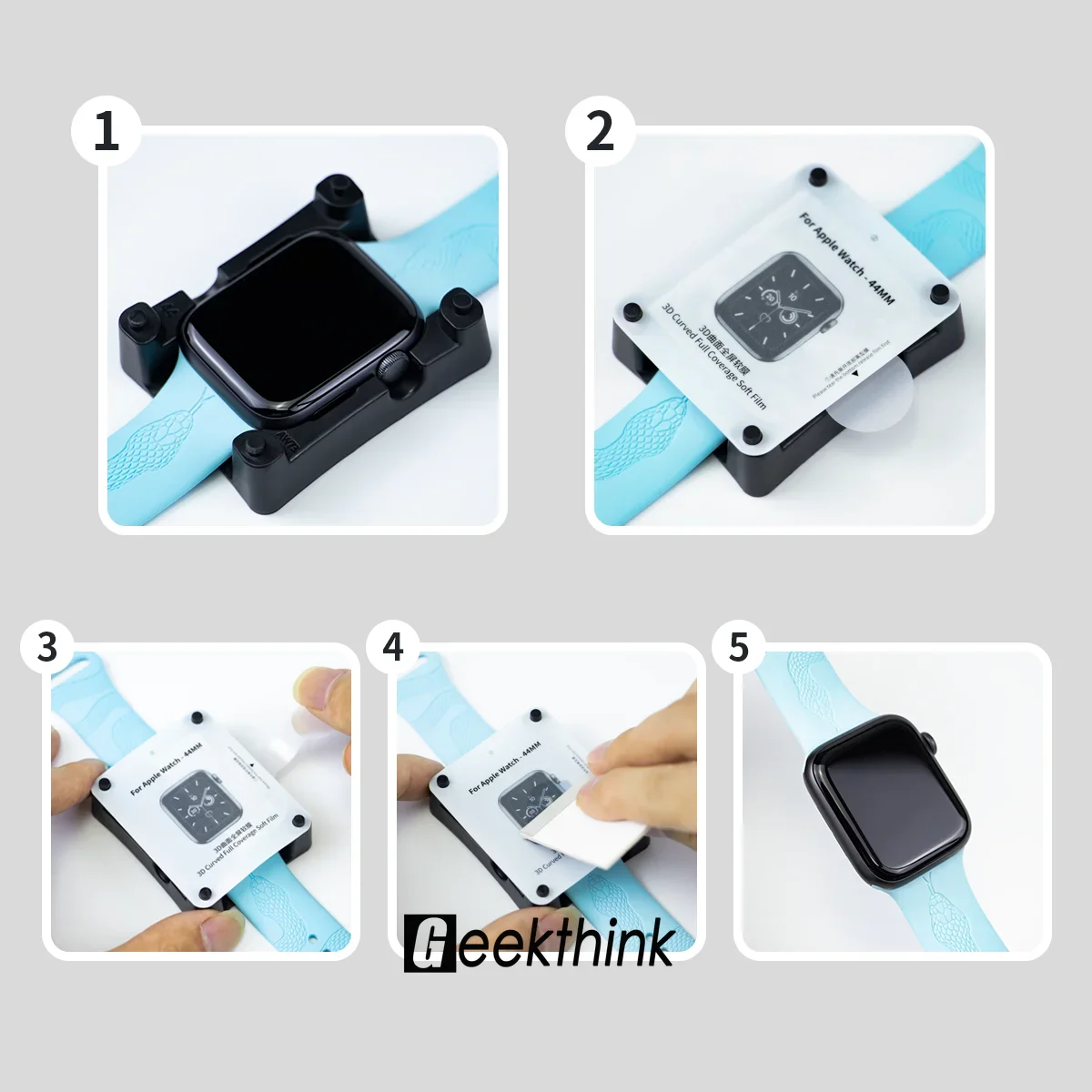 Hydrożelowy zegarek folia do Apple 49mm 40mm 41mm 45mm 44mm dla iWatch Ultra 2 serii 9/8/7/6/5/se/4 ochraniacz ekranu + narzędzie naprawcze