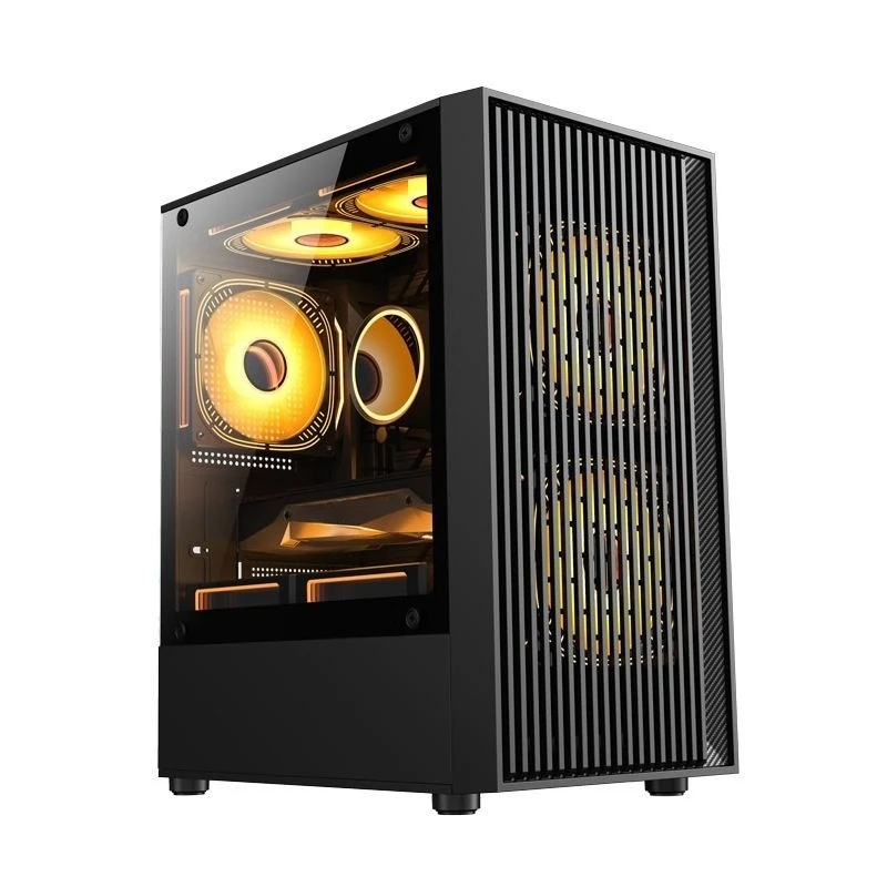 Chassis, desktop, glass side through, desktop small chassis