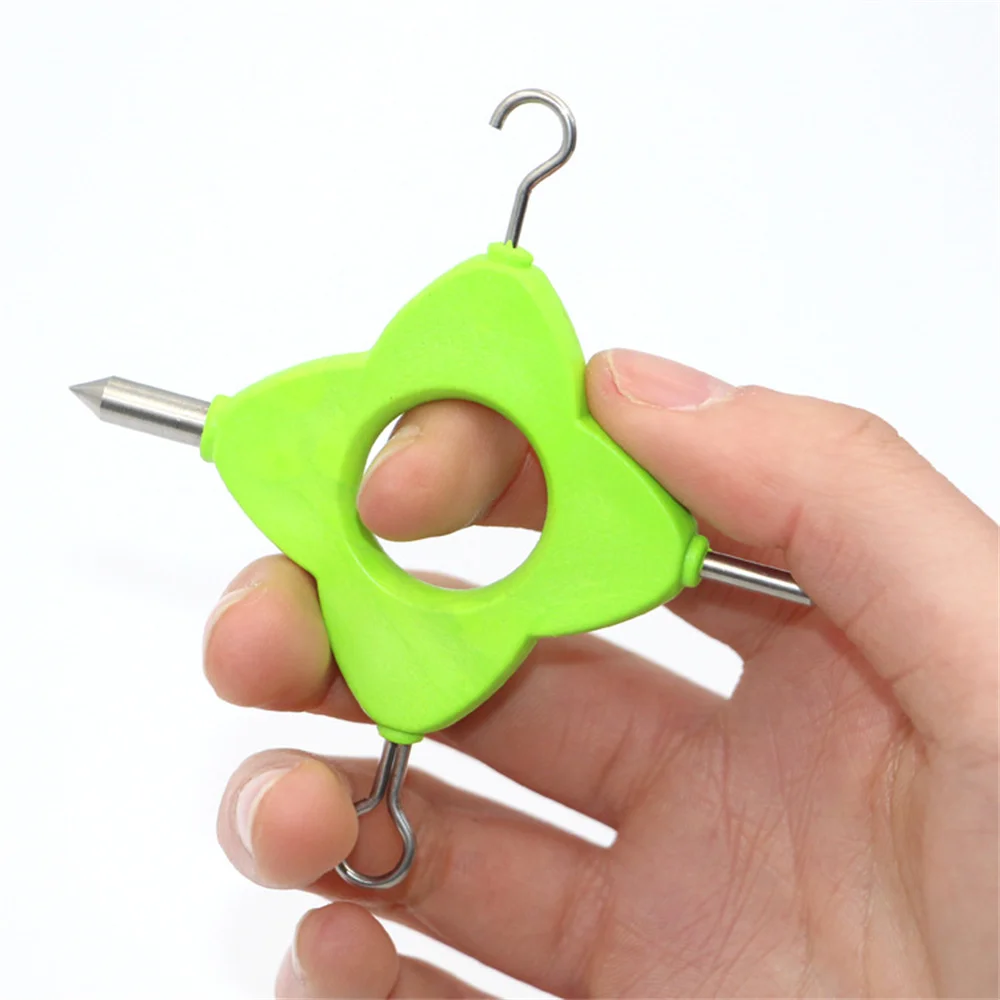 Carp Fishing Accessories Hair Gauge Fishing Tackle Tool For Carp Coarse Method Feeder 10-40mm Hair Rig Measurement Tool