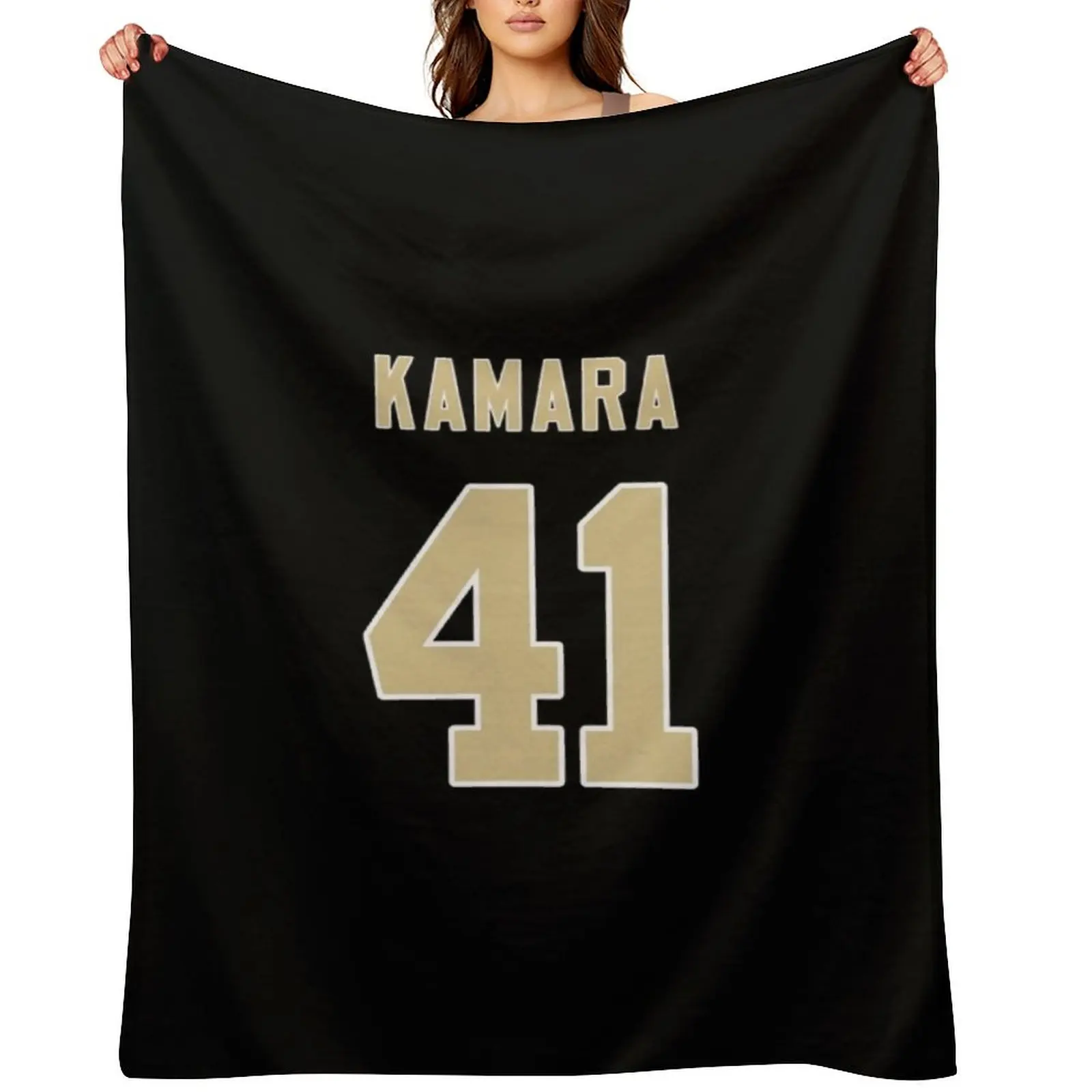 

Alvin Kamara Throw Blanket Thin Hairy Luxury Brand Summer Beddings Blankets