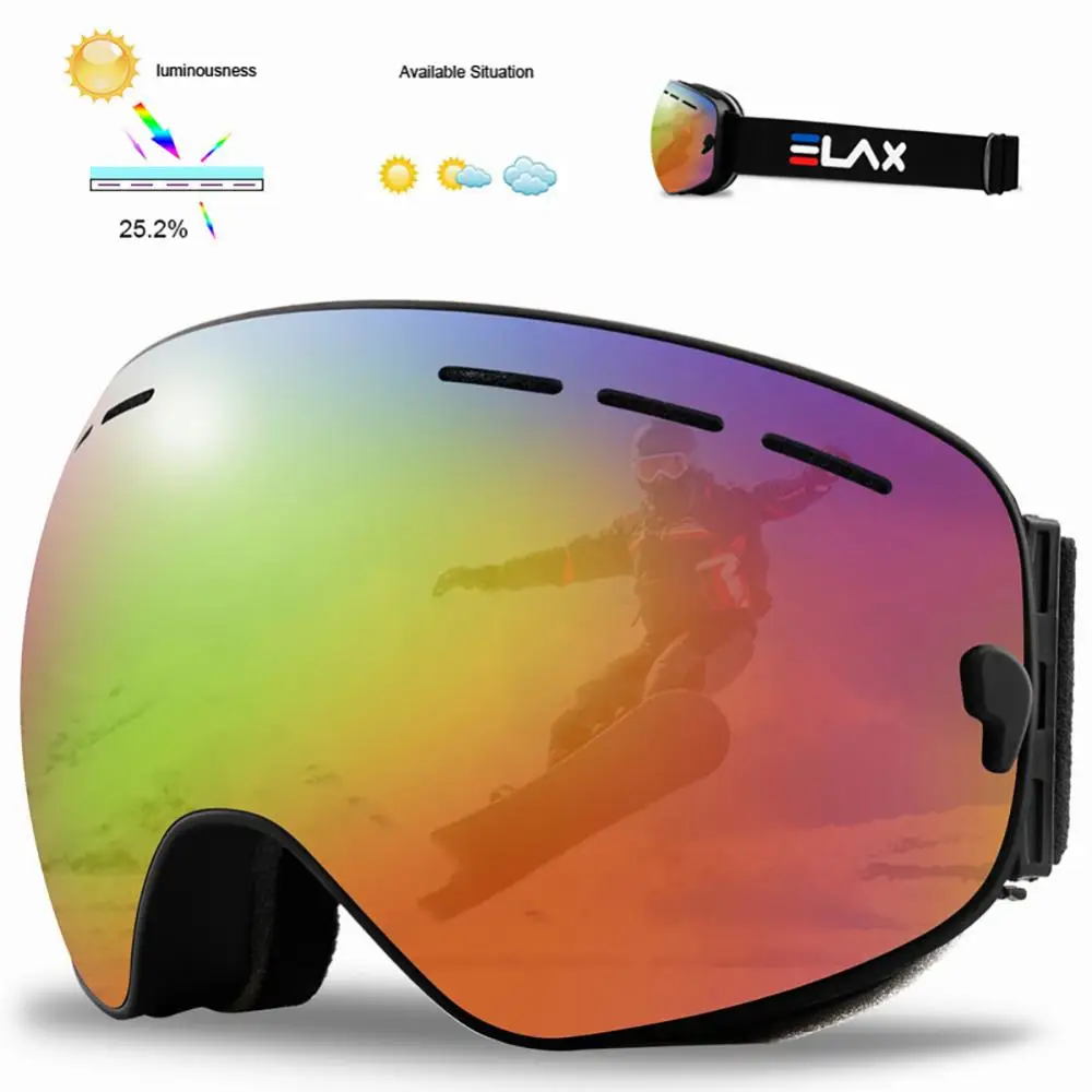 Ski Snowboard Goggles Mountain Skiing Eyewear Snowmobile Winter Sports Goggle Snow Glasses Cycling Sunglasses for Climbing