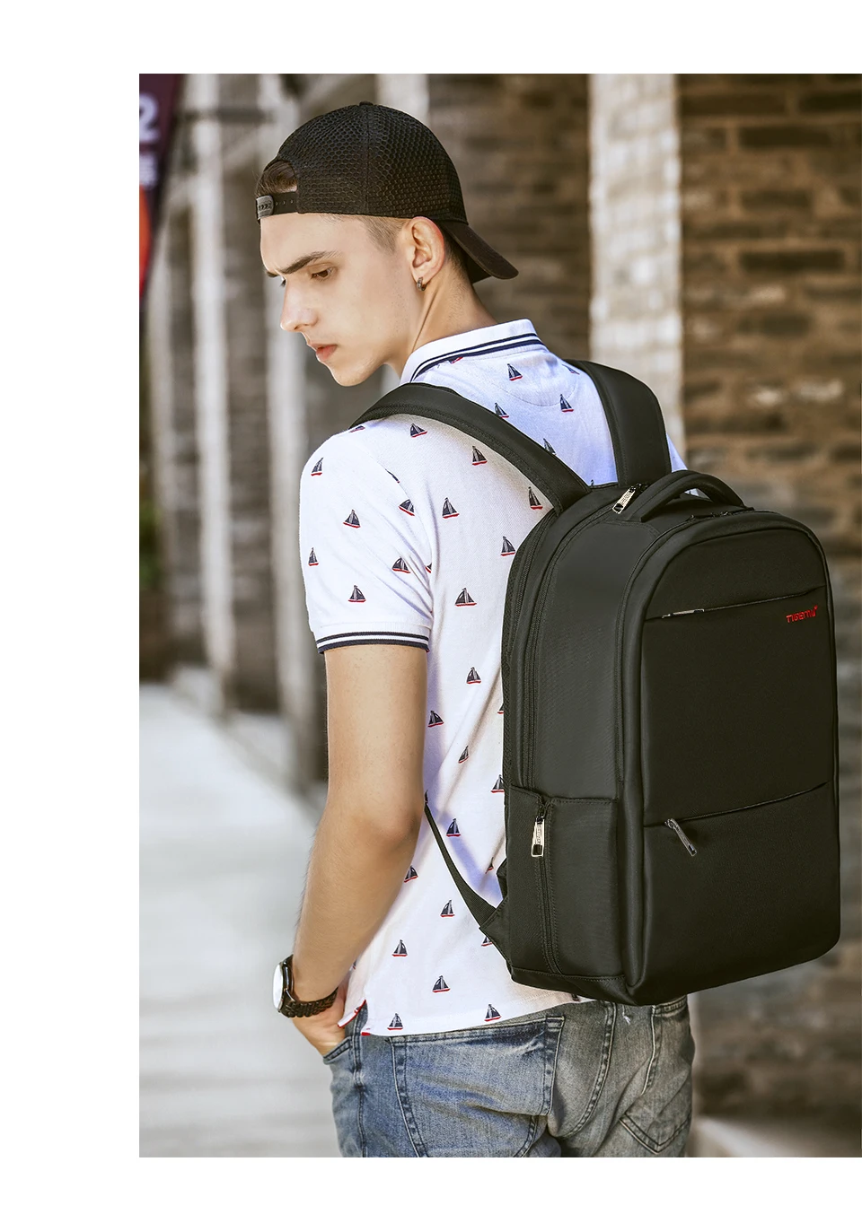 Tigernu Frauen Große Kapazität Casual Reise Rucksäcke Wasserdicht 15,6 "Laptop Rucksack Weibliche Schule Rucksack Mochilas – Detail 12