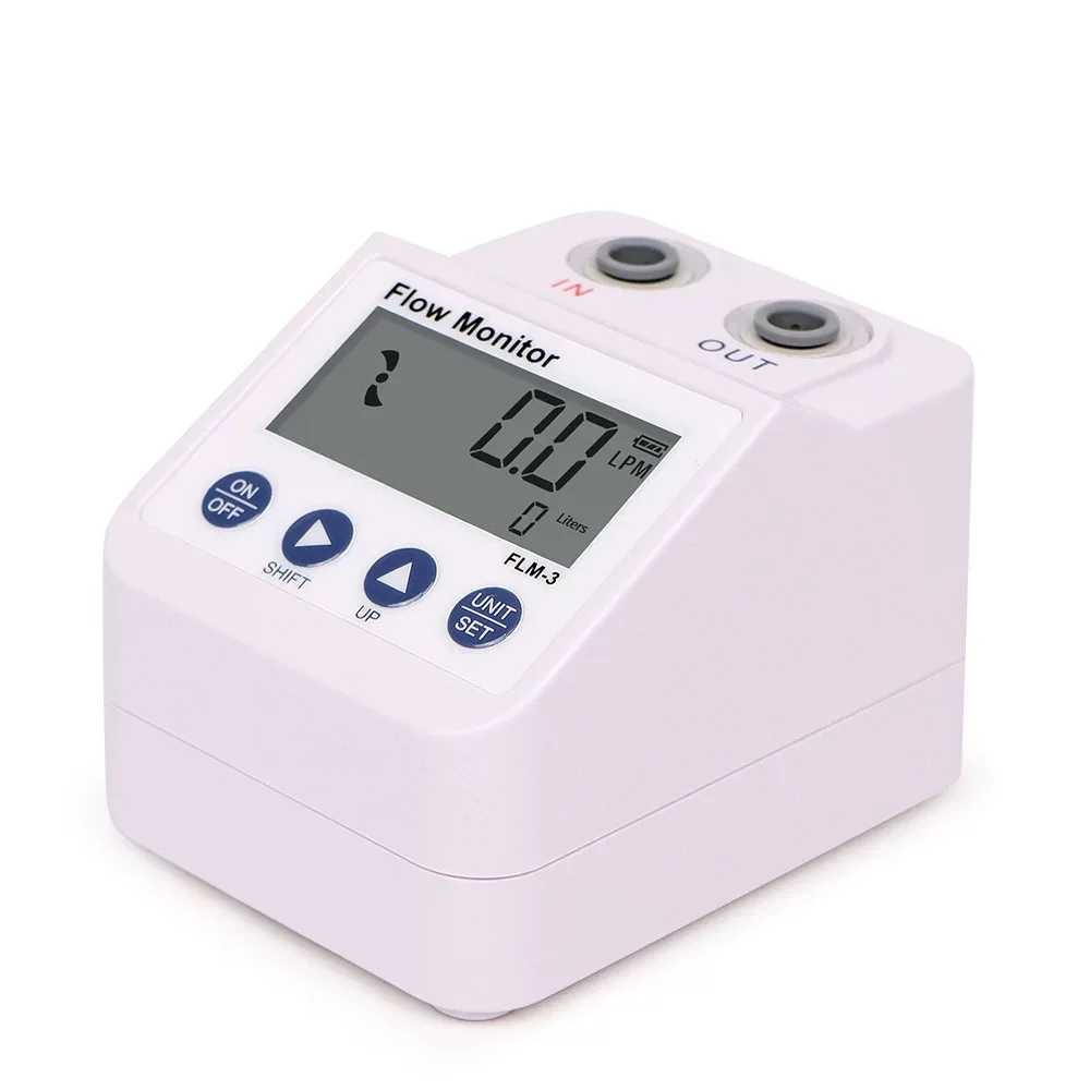 FLM-3 Water Flow Meter Water Purifier Flowmeter Alarm And Power Save Function Filter Water Flow sensor Monitor 1/4 Inch