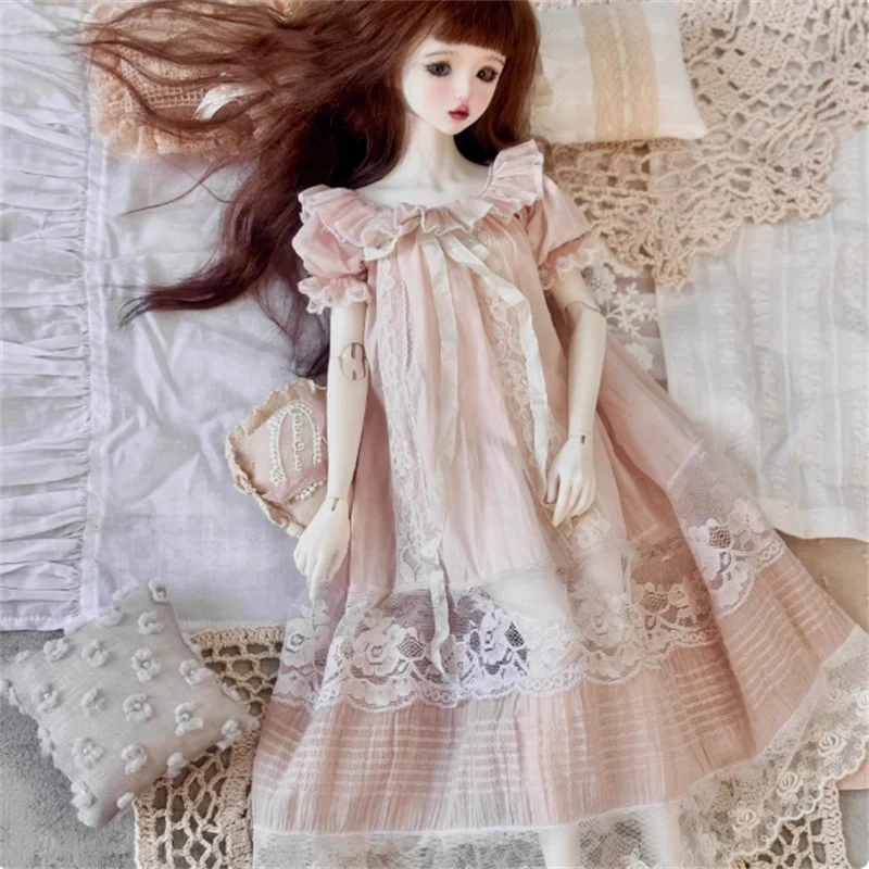 1/4 BJD Dolls Dress Nightgown Skirt Dolls Clothing Accessories (No Dolls)