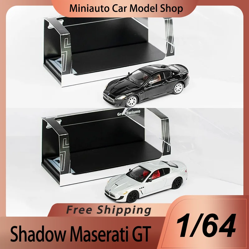 

New In Stock Dct/Shadow 1:64 Maserati Gt Gran Turismo Alloy Miniature Diecast Model Maserati Car Model Toys Kid Ornament Gift