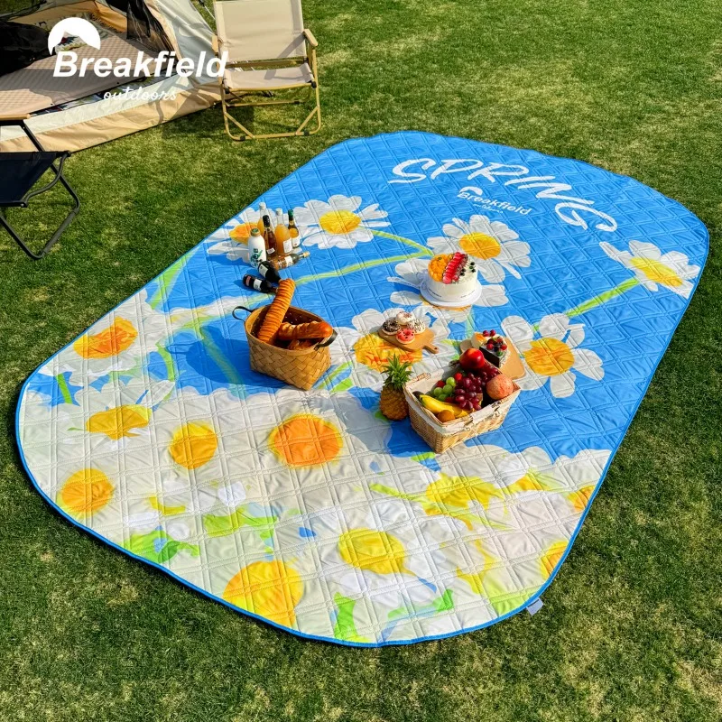 Waterproof Ultrasonic Thick Picnic Mat, Portable Moisture-Proof, Outdoor Camping, Beach Grass, Sports Entertainment