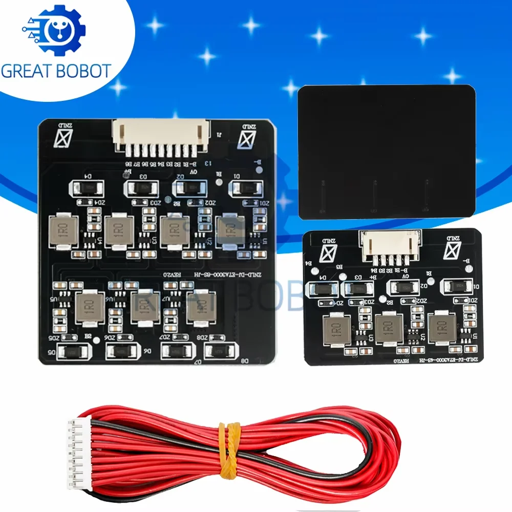 BMS 2S-8S 1.2A Active Balance Board Equalizer for Lifepo4 LTO Lithium Battery Energy Transfer Board Compatible 3S 4S 5S 6S 7S 8S