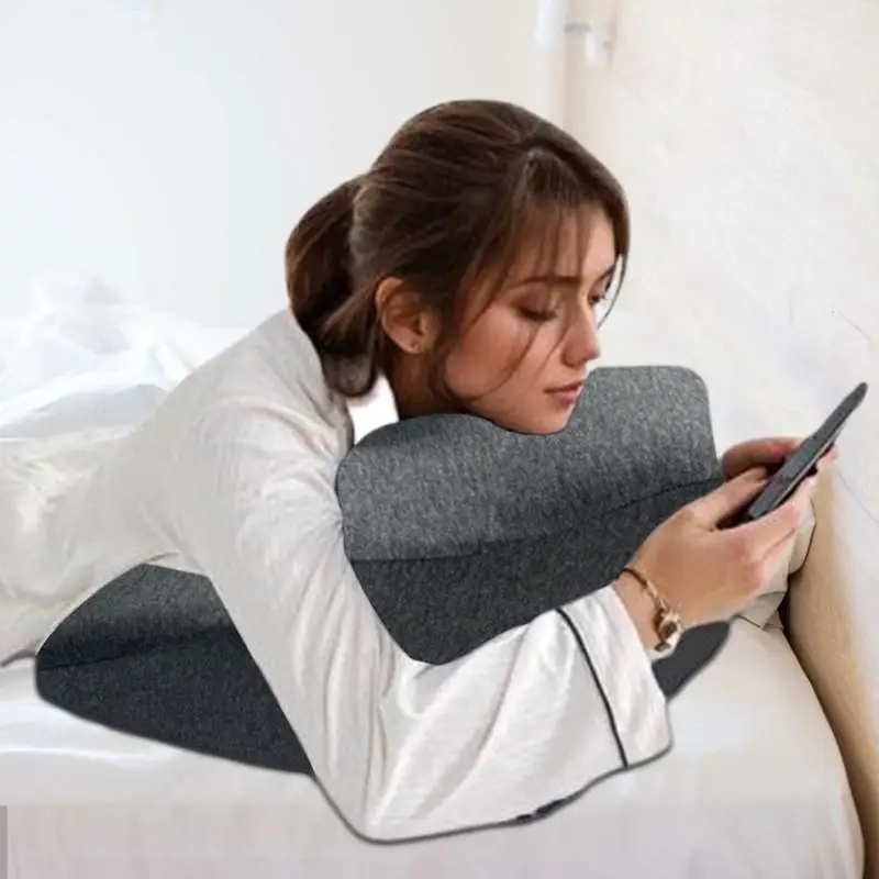 Face Sleeping Pillow Slow Rebound Foam Bed Pillow Ergonomic Support Pillow Incline Cushion For Sitting Bed Reading