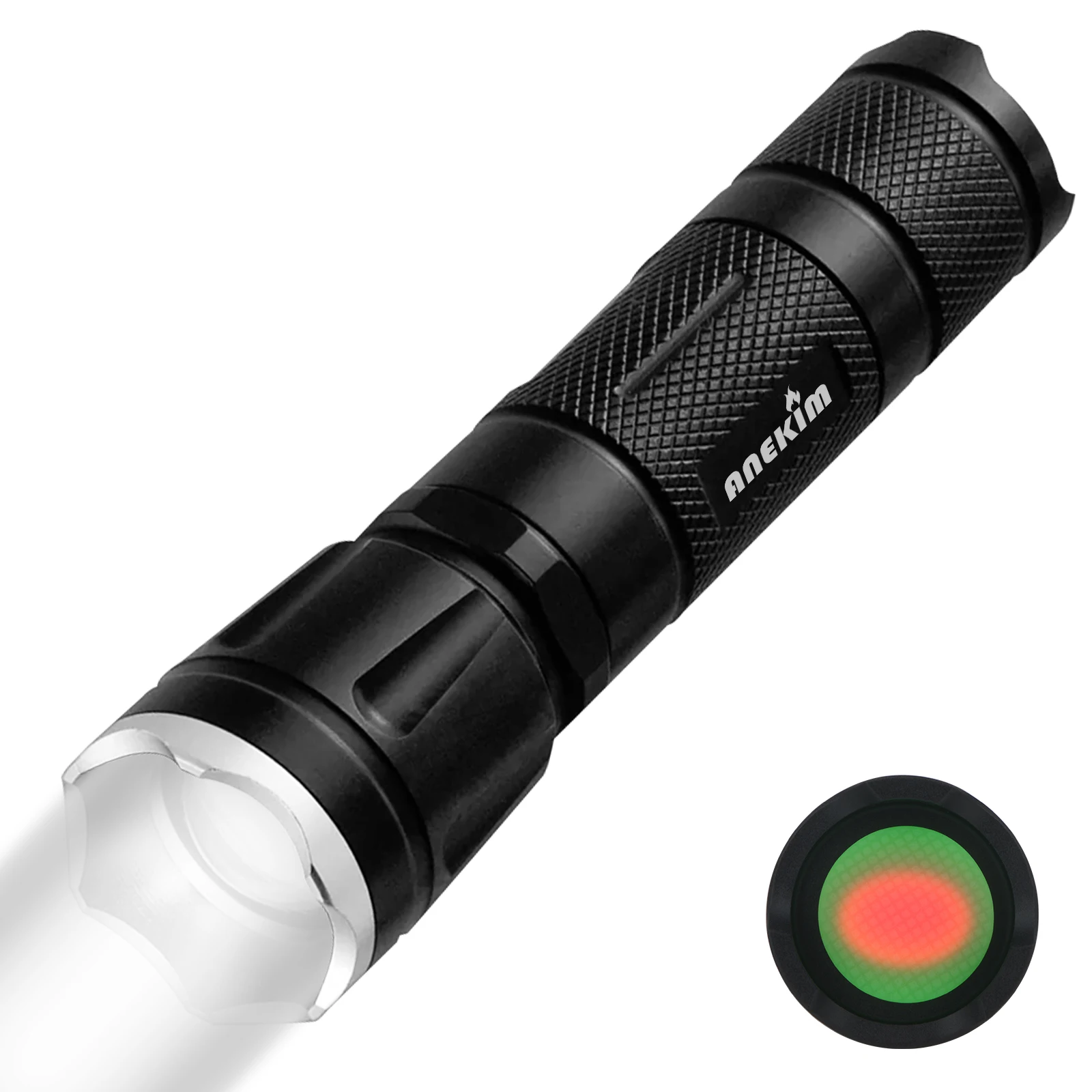 VCSEL 850nm IR Illuminator with 3-Mode Mute Switch, Diode Indicator for IR Night Vision Flashlight 940nm Torch 400-800m