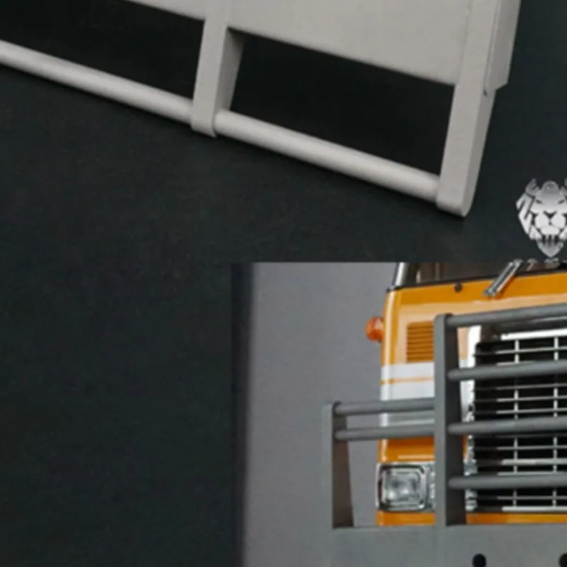 

Metal Front Bumper LESU for 1/14 RC Tractor Truck Remote Control Model Cars Parts Th08735