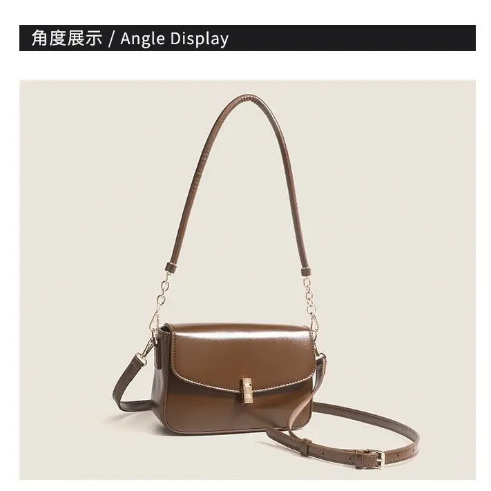 Fashion golden autumn image armpit bag women's 2024 new trendy high-end commuter shoulder messenger bag