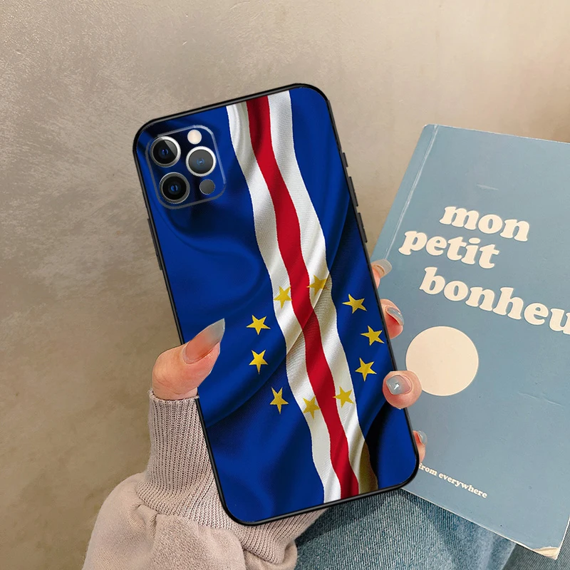 حافظة هاتف من السيليكون بعلم كيب فيردي لهاتف آيفون 17 إير 17 برو 17 برو ماكس غطاء كامل #4