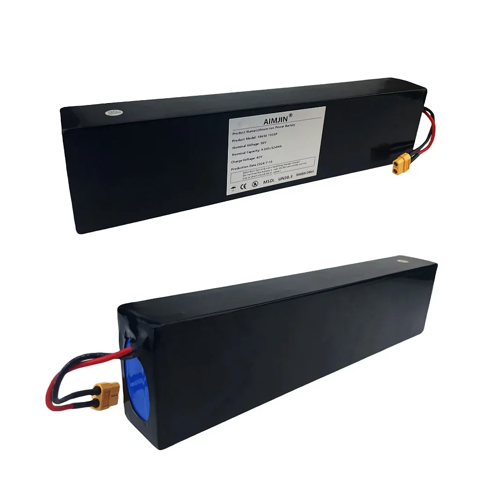 بطارية ليثيوم أيون 36 فولت 9000 مللي أمبير 18650 قابلة لإعادة الشحن 500 وات مع BMS مدمج للدراجات البخارية الكهربائية KUGOO S1 S2 S3 10S3P #5
